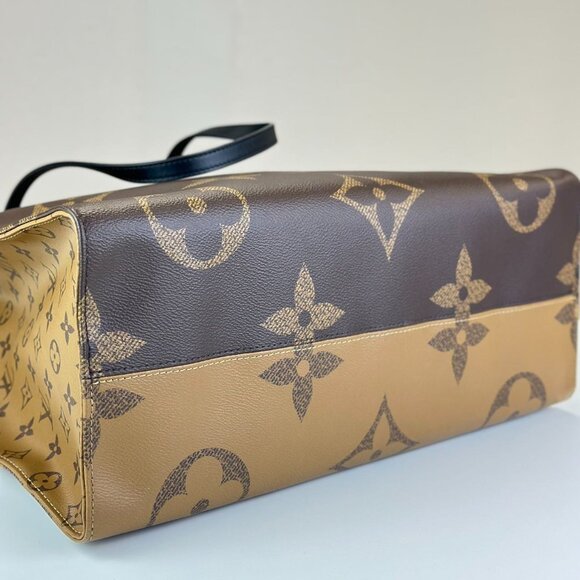 Louis Vuitton Monogram Canvas On The Go GM Shoulder Bag Tote - Picture 5 of 8